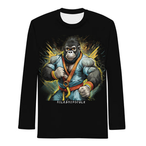 Gorilla Fight Stance Men's Rash Guard