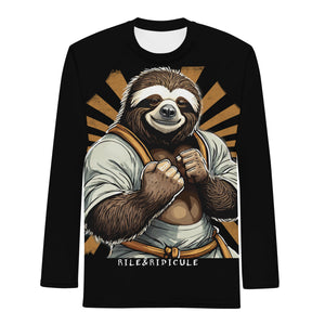 Sloth Fight Ready Men's Rash Guard