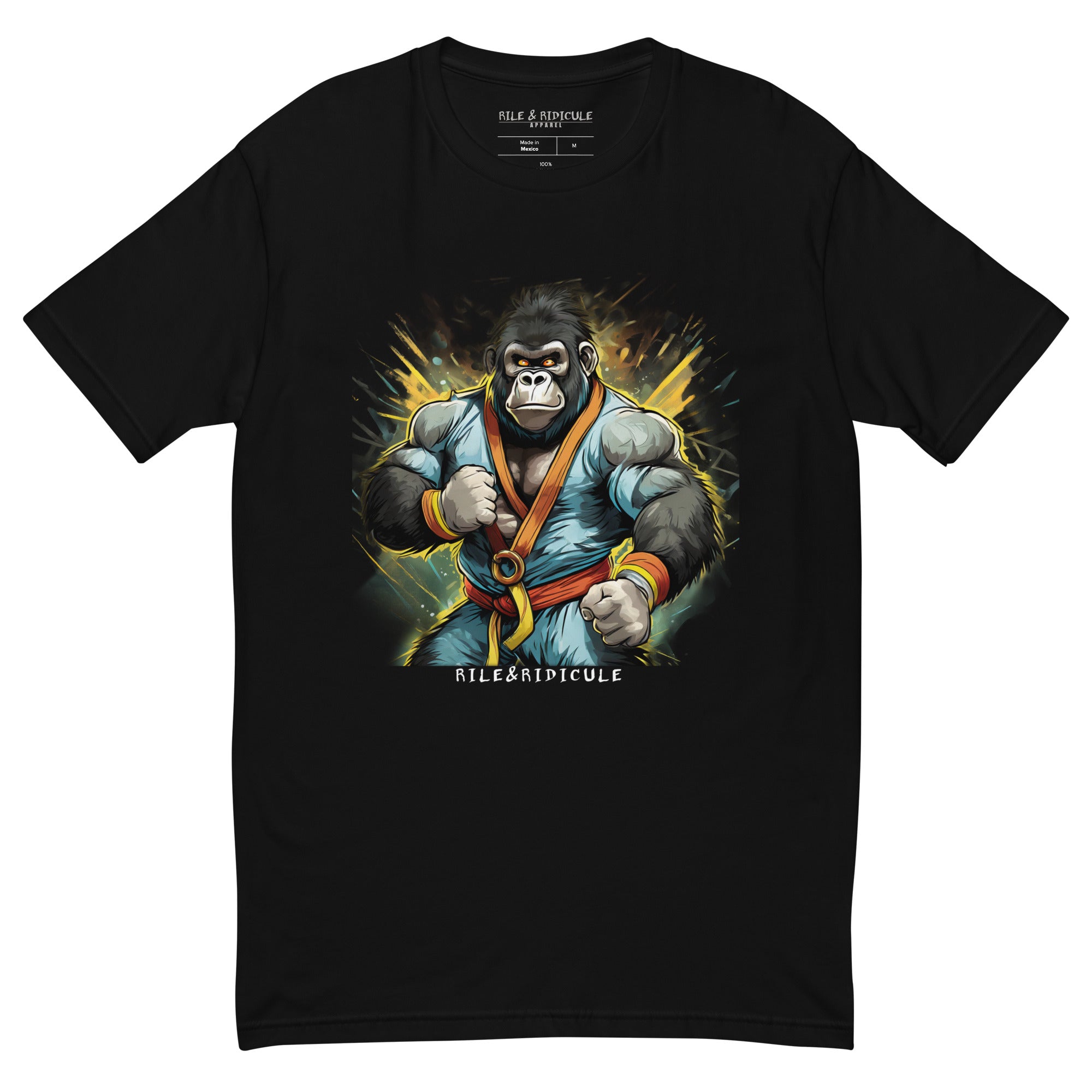 Gorilla Fight Stance Short Sleeve T-shirt