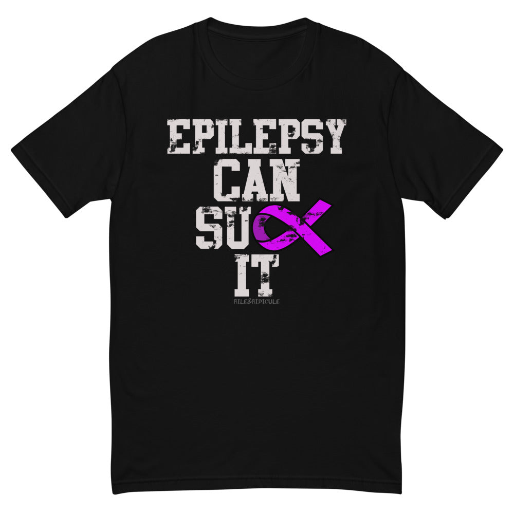 Epilepsy Can Suck It | Purple Day | Short Sleeve T-shirt