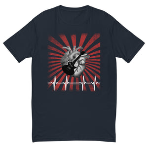 Guitar within your heart | Red | Short Sleeve T-shirt