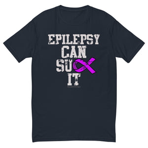 Epilepsy Can Suck It | Purple Day | Short Sleeve T-shirt