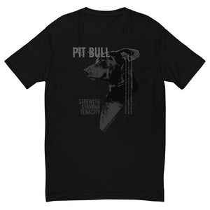 Pit bull | Strength Stamina Tenacity | Short Sleeve T-shirt