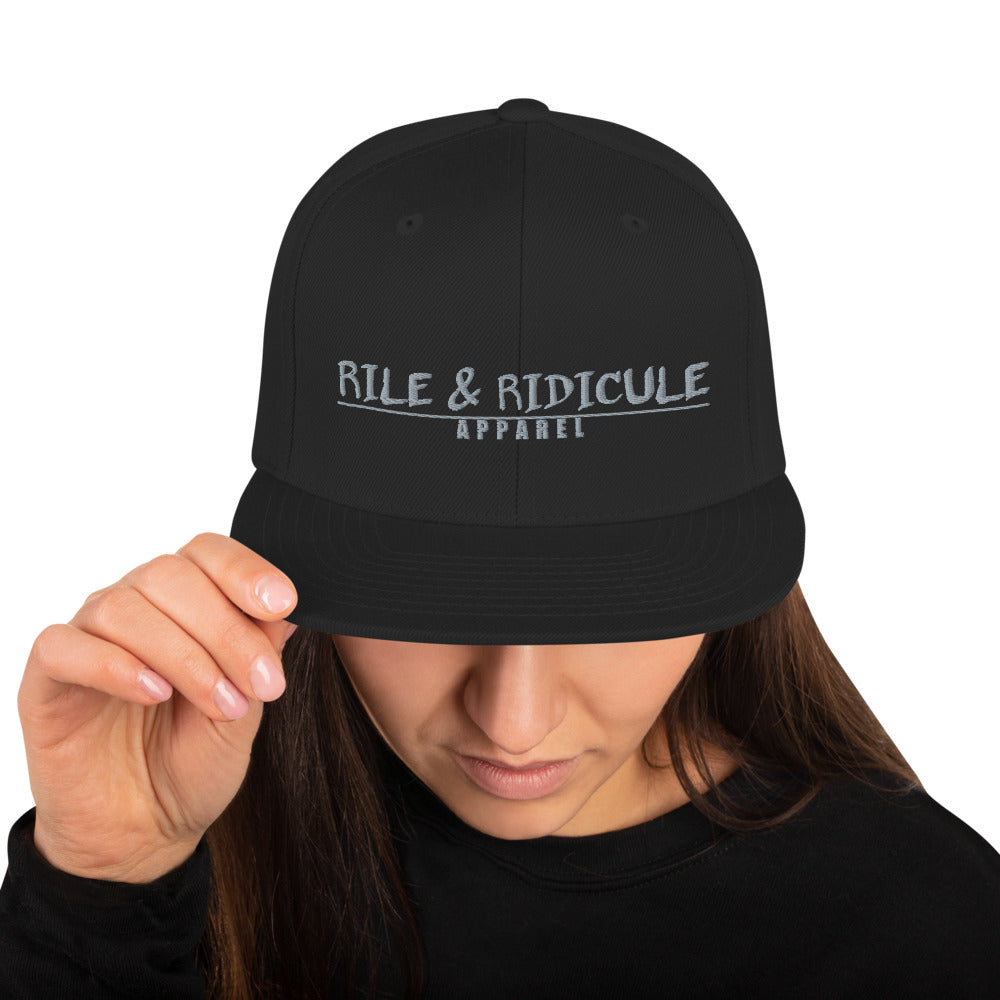 Rile & Ridicule Apparel Logo | Snapback Hat