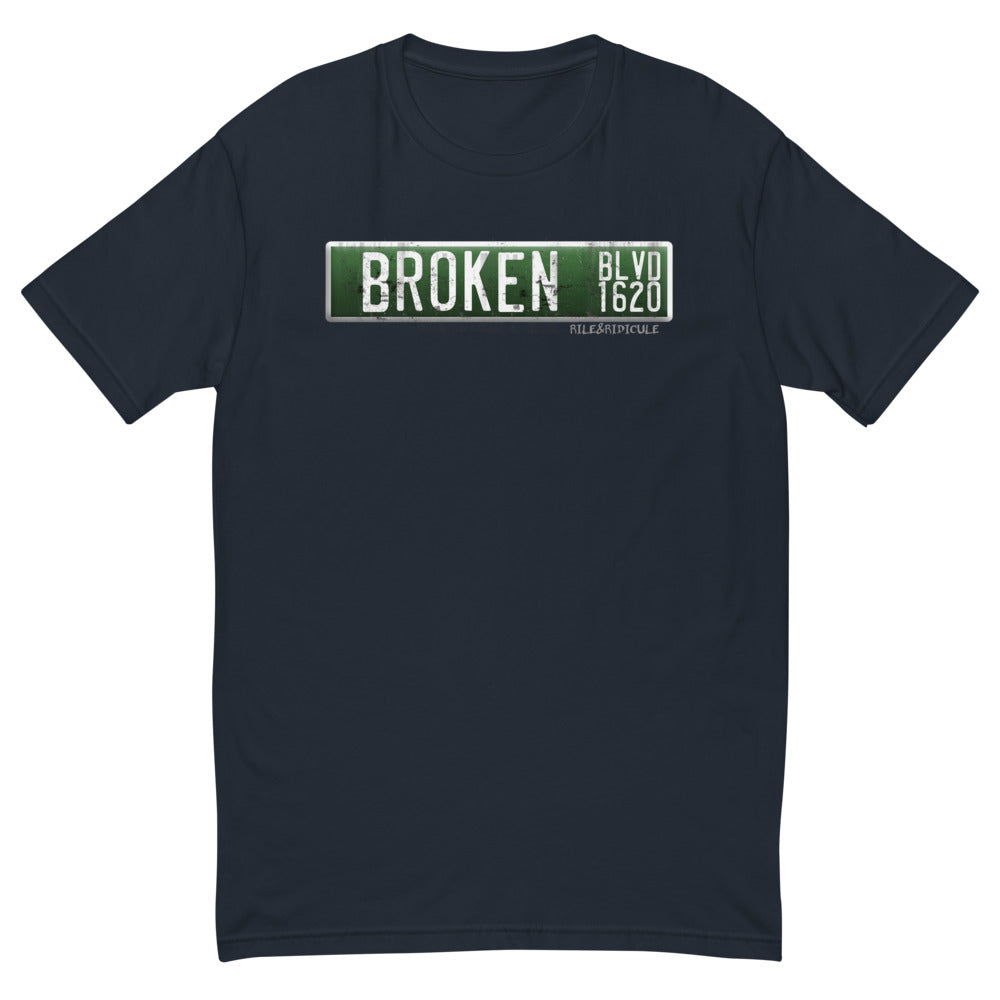 Broken Blvd Street Sign | Short Sleeve T-shirt