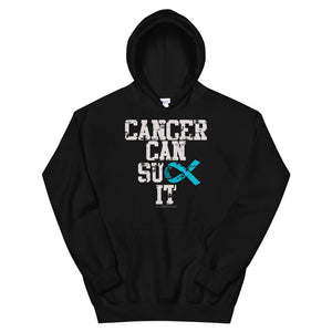 Cancer Can Suck It | Teal | Unisex Hoodie