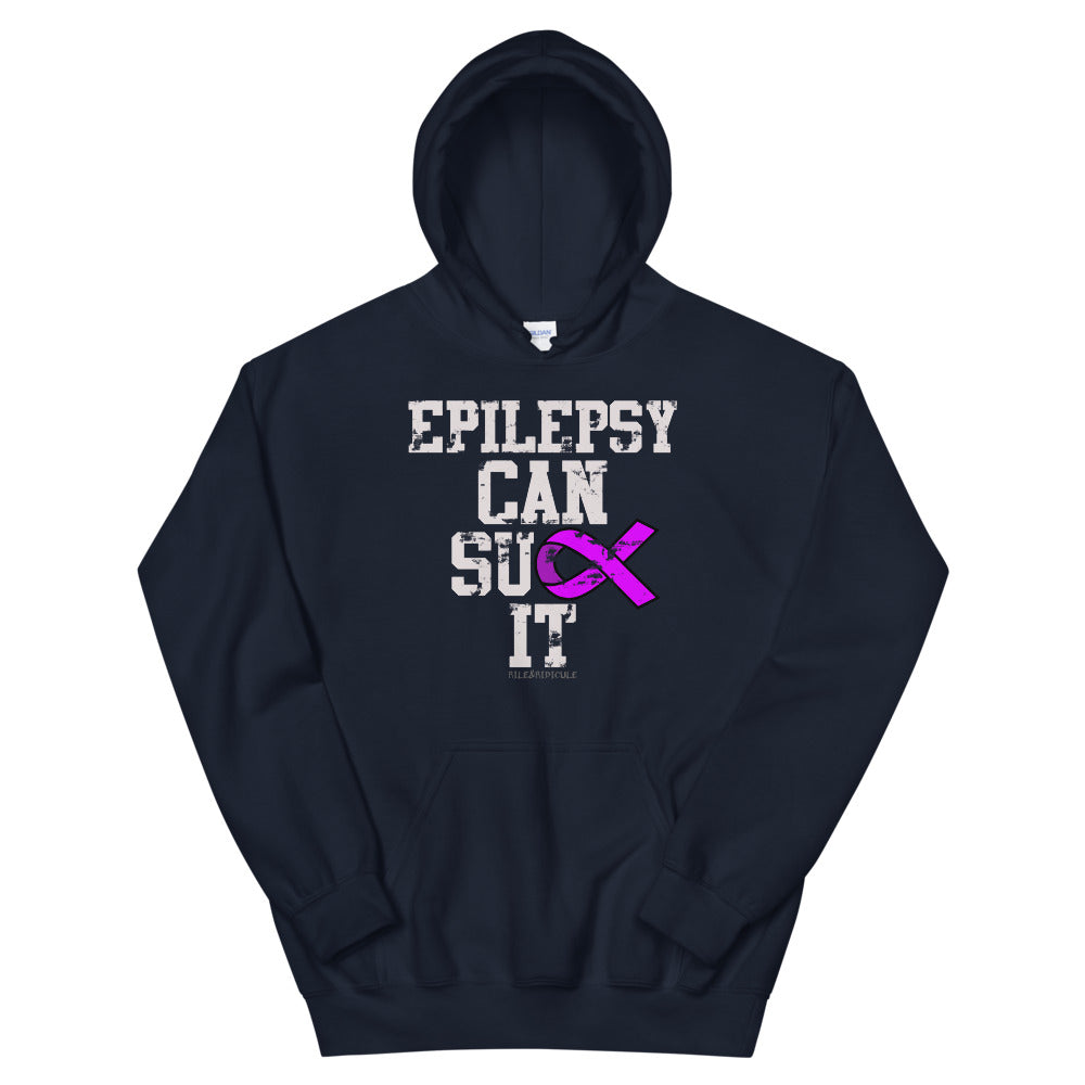 Epilepsy Can Suck It | Purple Day | Unisex Hoodie